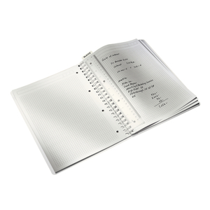 WOW spirálfüzet, A4, kockás, lila 46380062