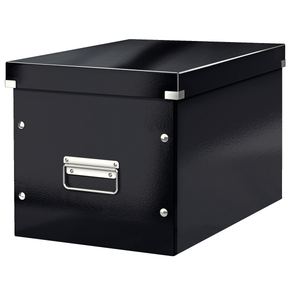 Leitz CLICK&STORE kocka doboz, L méret, fekete 61080095