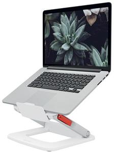 Leitz Ergo állítható laptopállvány, fehér, 63%-ban újrahasznosított műanyagból