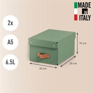 Leitz Puro karton t&aacute;rol&oacute;doboz S m&eacute;ret 2db f&ouml;ldz&ouml;ld