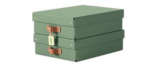 Leitz Puro karton t&aacute;rol&oacute;doboz M m&eacute;ret alacsony 2db f&ouml;ldz&ouml;ld