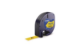 Műanyag szalag Dymo Letratag s&aacute;rga