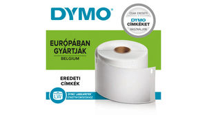 Etikett Dymo 89x28mm fehér S0722370/99010 , 130címke/tek