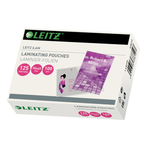 Lamináló fólia Leitz 65x95/125mic. 100db/doboz 33812