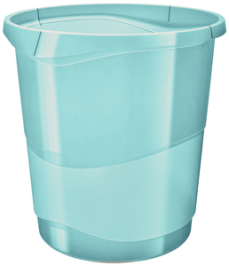Esselte Colour'Breeze papírkosár, 14l áttetsző kék