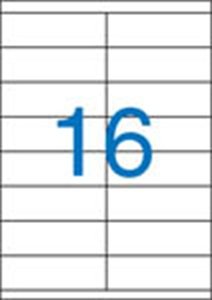 Etikett 105x35mm 16db/lap, 100 lap/doboz