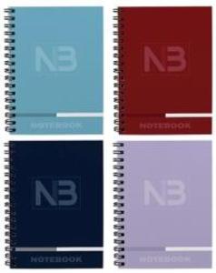 Spirálfüzet T-Creativ Notebook 3 A/5,120 lapos(2x40 vonal+1x40 négyzet) karton borító, bársony fólia+ UV lakk