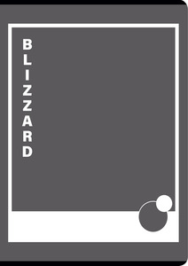 Füzet A4 vonalas (81-32), szürke, Blizzard