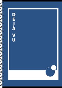 Spirálfüzet A4 vonala, 70 lapos, kék, Déjá Vu