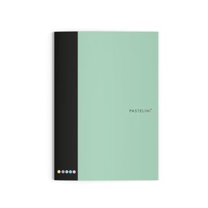 P+P Pastelini 444 green Füzet A4 vonalas,Pastelini zöl  6-90225