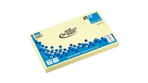 Info Notes &Ouml;ntapad&oacute; jegyzett&ouml;mb 127x75mm, 100 lapos,