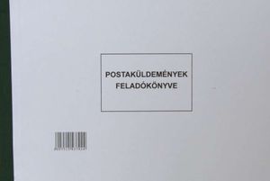Postaküldemények feladókönyve A4 fekvő, 50 lapos C.7976-11