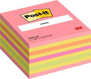 Öntapadós jegyzettömb 76x76 lollipop pink 450lap 3M Post-it
