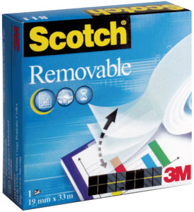 3M SCOTCH Soft Ragasztószalag -811- MagicTape 19x33 eltávolítható