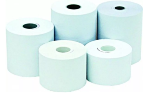 80mm x 75fm x 12mm thermotekercs cséve:12mm, 48g/m2 thermopapír,. DÁTUMNYOMOTT
