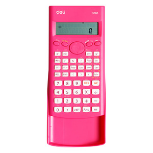 Számológép, tudományos, 240 funkció, DELI 1710, rózsaszín