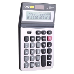Deli 1222 asztali számogép, 12 digites
