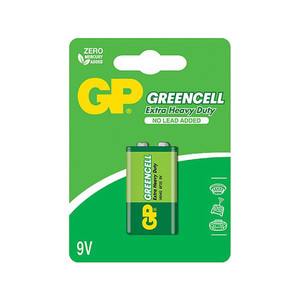Elem 9V GP Greencell, féltartós, fóliás