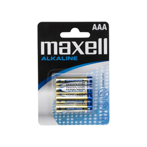 MAxell AAA mikro alkáli elem, 1,5V 4db/cs