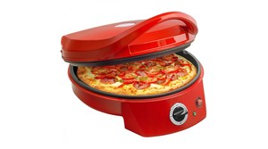 Bestron pizzasütő, piros, 27cm átmérő