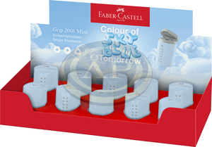 Faber-Castell Hegyező mini tart&aacute;lyos GRIP 2001 &eacute;gk&eacute;k sz&iacute;nben