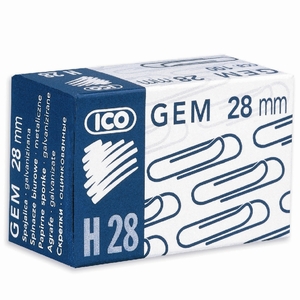 Gémkapocs Ico 28mm horg 100db
