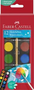 Faber-Castell Paint box Vízfesték készlet, 24mm / 12 darabos 125017