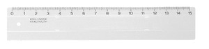 Vonalzó műanyag 15 cm Koh-I-Noor