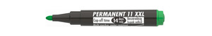 ICO permanent marker 11 XXL zöld, kerek csúcs