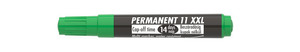 ICO permanent marker 11 XXL zöld, kerek csúcs