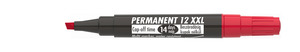 Marker alkoholos 12 XXL 1-4mm vágott piros ICO