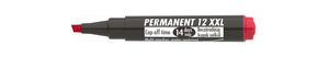 Marker alkoholos 12 XXL 1-4mm vágott piros ICO