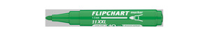 ICO flipchart marker 11 XXL zöld, kerek csúcsos