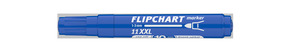 ICO flipchart marker 11 XXL kék, kerek csúcsos