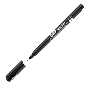 Filctoll F alkoholos 0,5mm fekete ICO OHP Top Marker