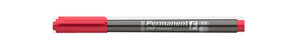 Filctoll F alkoholos 0,5mm piros ICO OHP Top Marker