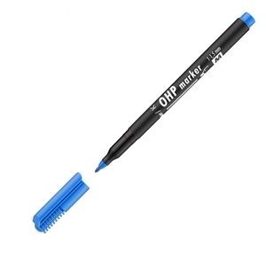 Filctoll M alkoholos 1-1,5mm kék ICO OHP Top Marker