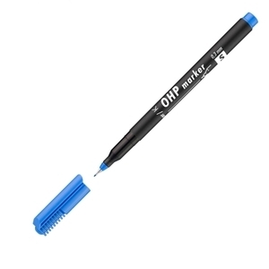 Filctoll S alkoholos 0,3mm kék ICO OHP Top Marker