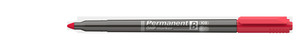 Filctoll B alkoholos 2-3mm piros ICO OHP Top Marker