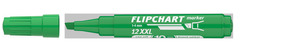 ICO 12XXL Flipchartmarker zöld, vágott csúcsos