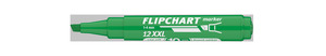 ICO 12XXL Flipchartmarker zöld, vágott csúcsos