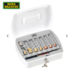 Pénzkazetta euro pénztálcával 255x200x75 BURG-WACHTER ZK2257