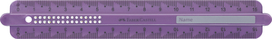 Faber-Castell Vonalzó 15cm-es SPARKLE törésálló vegyes színben (óceánkék,lila,rózsaszín)