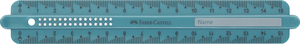 Faber-Castell Vonalzó 15cm-es SPARKLE törésálló vegyes színben (óceánkék,lila,rózsaszín)