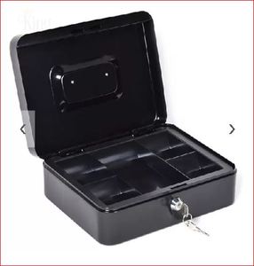 Pénzkazetta 250x180x90mm fekete, King Safe