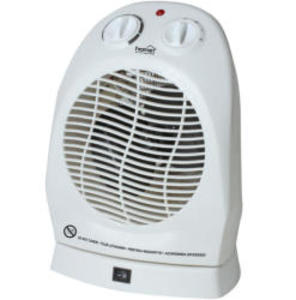 Hősugárzó, ventilátoros, oszcilláló fűtőtest FK1/0, fehér