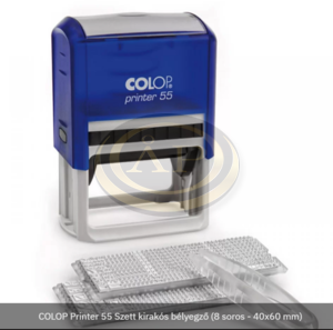 COLOP Printer 55 SET kirak&oacute;s b&eacute;lyegző, angol
