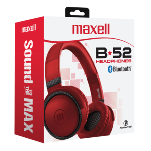 Maxell HP-BTB52 BT bluetooth fejhallgató piros