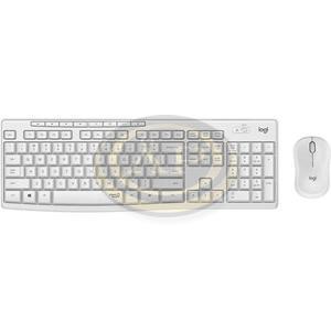 Eg&eacute;r- &eacute;s billentyűzet k&eacute;szlet, vezet&eacute;k n&eacute;lk&uuml;li, USB, LOGITECH, MK295, piszkosfeh&eacute;r