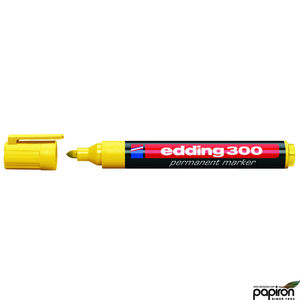 Filctoll Edding300 kerek alkoholos 1,5-3mm sárga